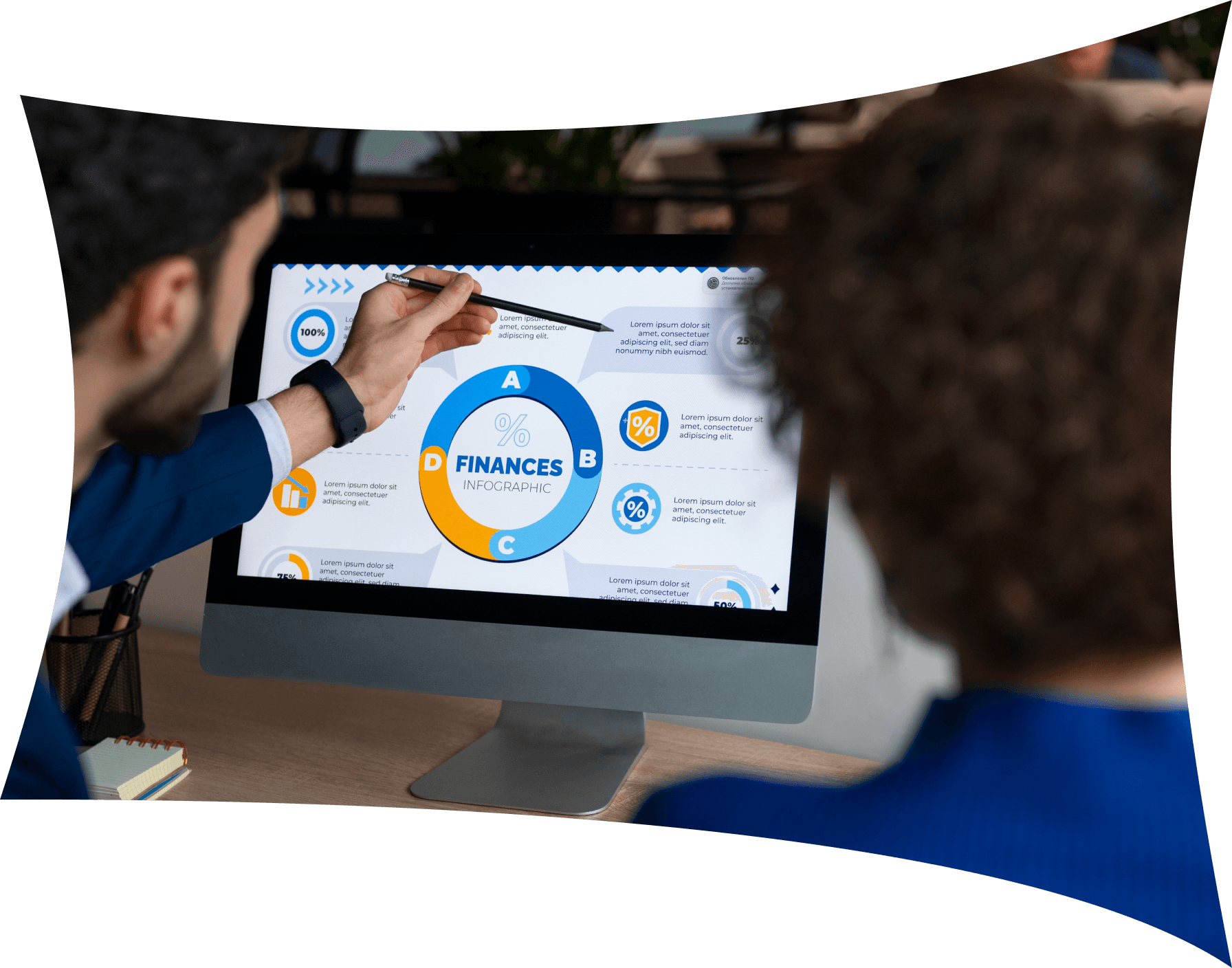 Financial dashboard preview