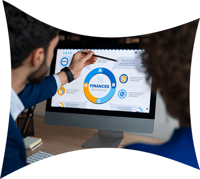 Financial dashboard preview